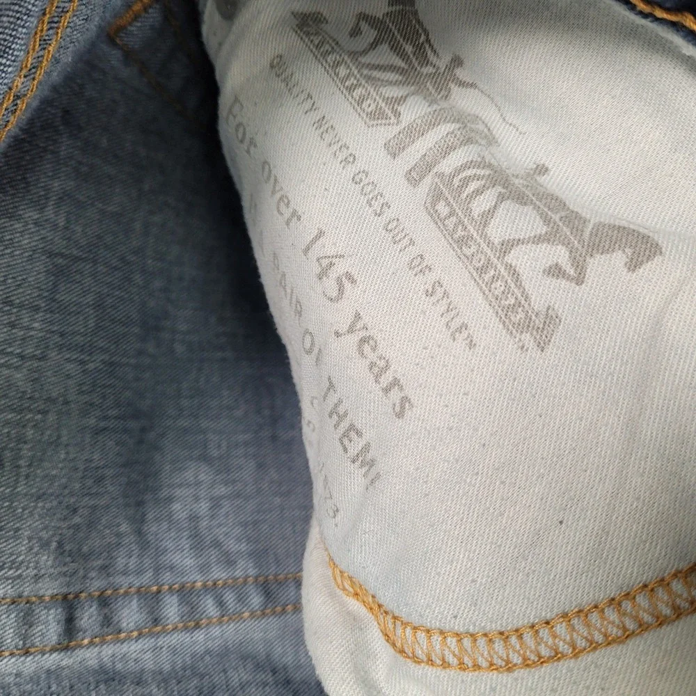 Levis 550 Y2K Relaxed Fit Tapered Leg Jeans Mens Actual Sz 38x34‎ Dark Wash Blue